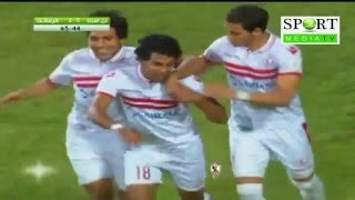 أهداف مباراة الزمالك 2 - 0 غزل المحلة كاملة || الاسبوع 27 من الدوري المصري 2016