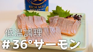 【低温調理】36°サーモン知っていますか？【晩酌動画】