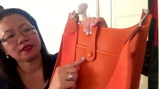 MY HERMES EVELYNE 2 PM in EPSOM LEATHER ORANGE COLOR REVEAL ❤️❤️❤️