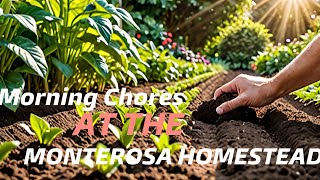 Morning Chores on the MONTEROSA HOMESTEAD