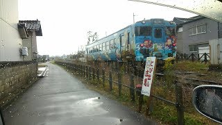 JR氷見線忍者ハットリ君列車　富山県氷見市　全国出張の旅