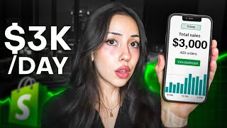 How I Make $3K Per Day With Shopify Dropshipping So You Can Just Copy Me