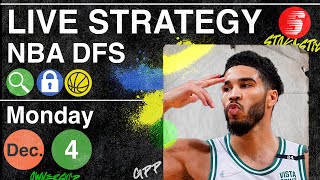 NBA DFS Strategy Monday 12/4/23 | DraftKings & FanDuel NBA Lineup Picks