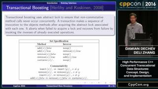 CppCon 2016: D. Dechev & D. Zhang “High Performance C++ Concurrent Transactional Data Structures"