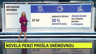 PŘEHLEDNĚ: Důchodová reforma schválena. Kdy půjdete do penze a jaká bude její výše?