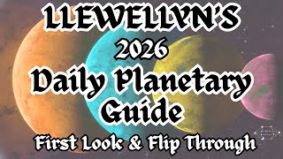 Llewellyn’s 2026 Daily Planetary Guide Flip-Through | Astrology Planner Review