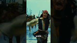 Why does Jack Sparrow funny as he walks?