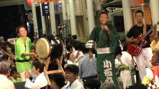 河内音頭　井筒家小石丸 in 駒川まつり(20140721)