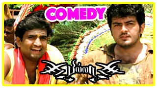 Billa | Billa Tamil Movie Comedy Scenes | Ajith | Prabhu  | Tamil Comedy | Santhanam Comedy Scenes