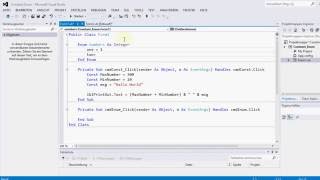 VB: Constant and Enumeration