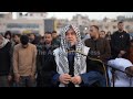 Palestinians mark the start of Eid al-Fitr with prayers in Gaza City’s Saraya yard