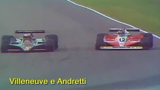 GP Italia Monza 1978 F1 Servizio Domenica Sportiva Mario Andretti Gilles Villeneuve Ronnie Peterson