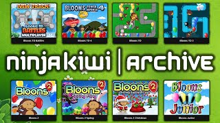 Ninja Kiwi JUST RELEASED EVERY BLOONS GAME They Have for FREE!!! - Ninja Kiwi: Archive