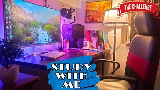 Study with me live 6 hours | Study music [🌴 Ambient music river and birds] | Daily study vlog