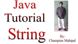 Learn Java Tutorial 20 String and its functions with example