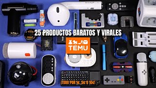 25 productos baratos y virales de TEMU 💥 ¡Todo casi gratis por 1€, 5€ o 10€! #parte02