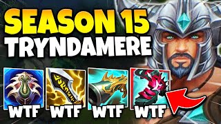 TRYNDAMERE IS GOING TO BE SO BROKEN THIS SEASON!! (NEW SEASON 15 GAMEPLAY)