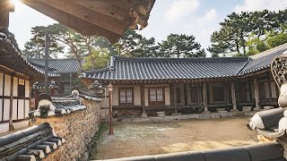 Korean Traditional Ambience with Nature Sound | Seaside temple ASMR