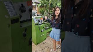 เครื่องกลึง5ฟุตเพิ่งลงตู้ #lathe #เครื่องกลึงเก่านอกแท้ๆ