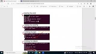 Lab5- Writing shell script