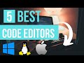 Top 5 Code Editors For Programming 👨🏽‍💻 | Best Code Editors (2023)  | Text Editor | Sublime Text