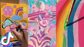 People Painting Things on TikTok for 10 Minutes Straight 🎨✨