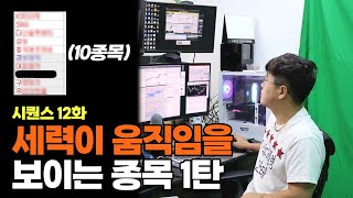 세력이 있을만한 수상한 차트 10개 찾았습니다 (시퀀스 12화)