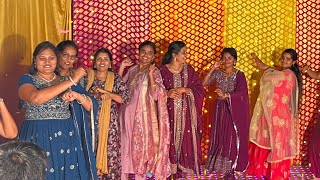 Sunandhana&Dhanishra half saree sangeet