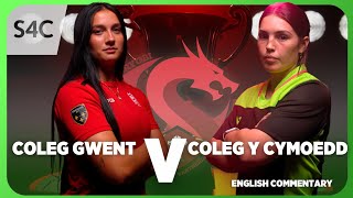 LIVE RUGBY: Coleg Gwent v Coleg Y Cymoedd | Ysgolion a Cholegau Cymru | S4C