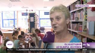 Olvasótábor az olimpia jegyében – M1 Ma délelőtt 2016-08-04