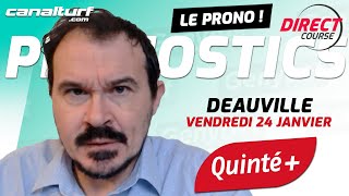 Pronostic Quinté et des courses PMU du Vendredi 24 janvier 2025 - En partenariat avec @GenybetTurf