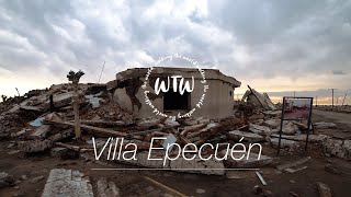 Walking on the ruins of the abandoned city of Villa Epecuén - Argentina