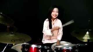 SENARIO - Joget Toleh Menoleh Drum Cover - Nur Amira Syahira