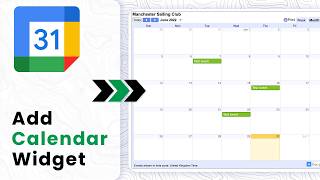 How to Embed Google Calendar on Your Website Header or Sidebar