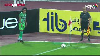 الهدف الأول للمصري في شباك المقاصة برأسية حسين رجب | الدوري المصري الممتاز 2022/2021
