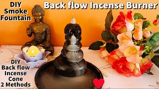 How To Make Backflow Incense Burner | How To Make Backflow Incense Cone | DIY Smoke Fountain | DIY