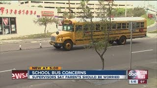 Hillsborough County school bus practices have some concerned