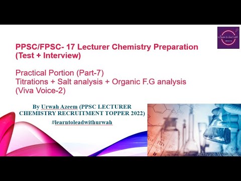 PPSC/FPSC-17 Practicals Viva Voice- B (part-7), For Test And Interview ...