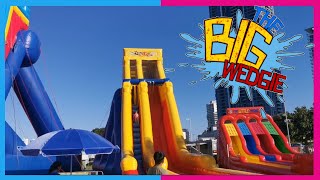 The Big Wedgie Gold Coast inflatable waterslides | kids videos for kids