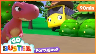 Diversão Jurássica! 🦕🚍 Go Buster em Português | Desenhos Animados para Crianças