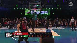 Seth Curry Three-Point Contest First Round | 2019 NBA All-Star