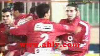 هدف محمد أبو تريكة للأهلى فى مرمى المنصورة  - الدورى المصرى 2004-2005