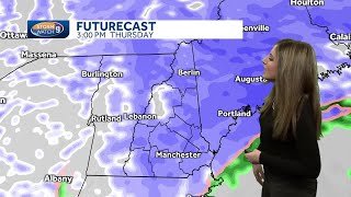 New Hampshire hourly weather: When will heavy, wet snow end?