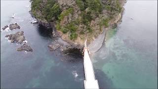 南三陸町　荒島空撮