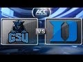 Georgia State vs Duke Basketball Highlights