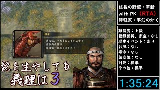 （RTA）信長の野望・革新　with　PK　津軽家