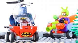 LEGO Batman Brick Building STOP MOTION LEGO Batman vs Villain: Race | LEGO Batman | By LEGO Worlds