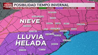 Autoridades de Houston anuncian preparativos para la tormenta invernal que se avecina