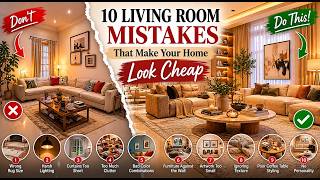 10 Living Room Mistakes That Ruin Luxury Interiors | Interior Design Ideas | Livingroom