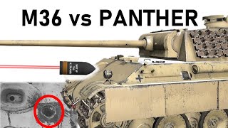 M36 JACKSON vs PANTHER | 90mm T33 APBC Armour Piercing Simulation